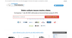 Desktop Screenshot of comparemandataire.fr