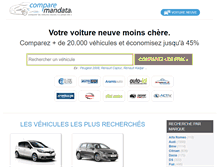 Tablet Screenshot of comparemandataire.fr